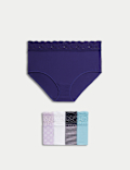 5pk Cotton Rich Printed Full Briefs