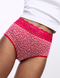 5pk Cotton Rich Printed Full Briefs