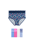 5pk Cotton Rich Printed Full Briefs