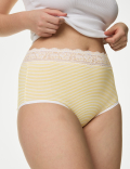 5pk Cotton Rich Printed Full Briefs