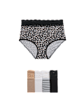 5pk Cotton Rich Printed Full Briefs
