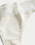 5pk Cotton Blend Printed Bikini Knickers