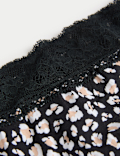 5pk Cotton Blend Printed Bikini Knickers