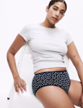 5pk Cotton Lycra™ Printed High Rise Shorts