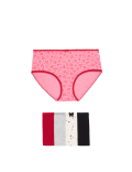 5pk Cotton Lycra™ Printed High Rise Shorts