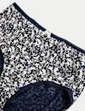 5pk Cotton Lycra™ Printed High Rise Shorts