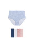 5pk Cotton Lycra™ Printed Full Briefs