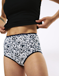 5pk Cotton Lycra™ Printed Full Briefs