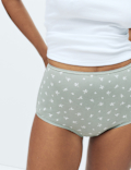 5pk Cotton Lycra&trade; Printed Full Briefs