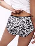 5pk Cotton Lycra™ Printed Full Briefs