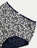 5pk Cotton Lycra™ Printed Full Briefs