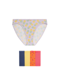 5pk Cotton Lycra™ High Leg Knickers