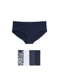 5pk Cotton Lycra™ Printed Low Rise Shorts