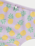 5pk Cotton Lycra™ Printed Low Rise Shorts