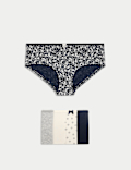5pk Cotton Lycra™ Printed Low Rise Shorts