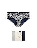 5pk Cotton Lycra™ Printed Low Rise Shorts