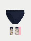 5pk High Leg Knickers