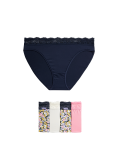 5pk High Leg Knickers