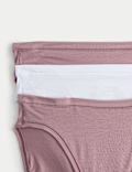 3pk Flexifit&trade; Modal High Leg Knickers