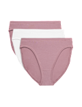 3pk Flexifit&trade; Modal High Leg Knickers