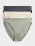 3pk Flexifit&trade; Modal High Leg Knickers