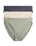 3pk Flexifit&trade; Modal High Leg Knickers