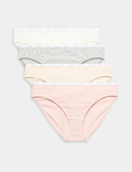 4pk Cotton Rich Bikini Knickers
