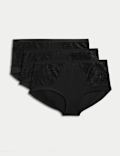 3pk Amelia Lace High Rise Shorts