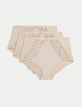 3pk Amelia Lace Full Briefs