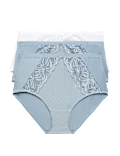 3pk Amelia Lace Full Briefs