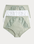 3pk Amelia Lace Full Briefs