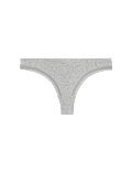 Cotton Rich Ribbed Thong