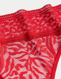 4pk Lace Brazilian Knickers
