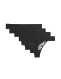4pk All Over Lace Thongs