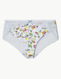 Fruit Lace Printed High Leg Knickers