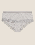 Cotton Mix Lace Low Rise Knickers