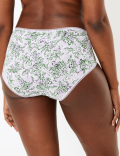5 Pack Cotton Rich Floral Midi Knickers