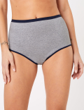 5pk Cotton Lycra® Striped Full Briefs