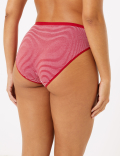 5 Pack Cotton Lycra High Leg Knickers 