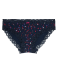 Christmas Tree Print Bikini Knickers