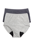2 Pack Heavy Absorbency Period Full Briefs