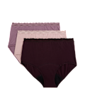 3pk Heavy Absorbency Period Full Briefs