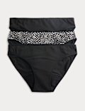 3pk Heavy Absorbency Period Bikini Knickers