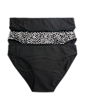 3pk Heavy Absorbency Period Bikini Knickers