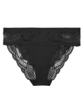 Sheer Lace High Leg Knickers