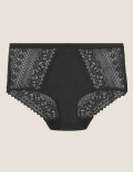 Sumptuously Soft™ Lace Trim High Rise Knickers