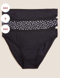 3pk Mixed Absorbency Period Bikini Knickers