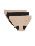 3pk Heavy Absorbency Period Bikini Knickers