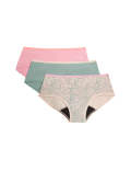 3pk Heavy Absorbency First Period Low Rise Shorts