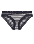 Cotton Blend Lace Bikini Knickers